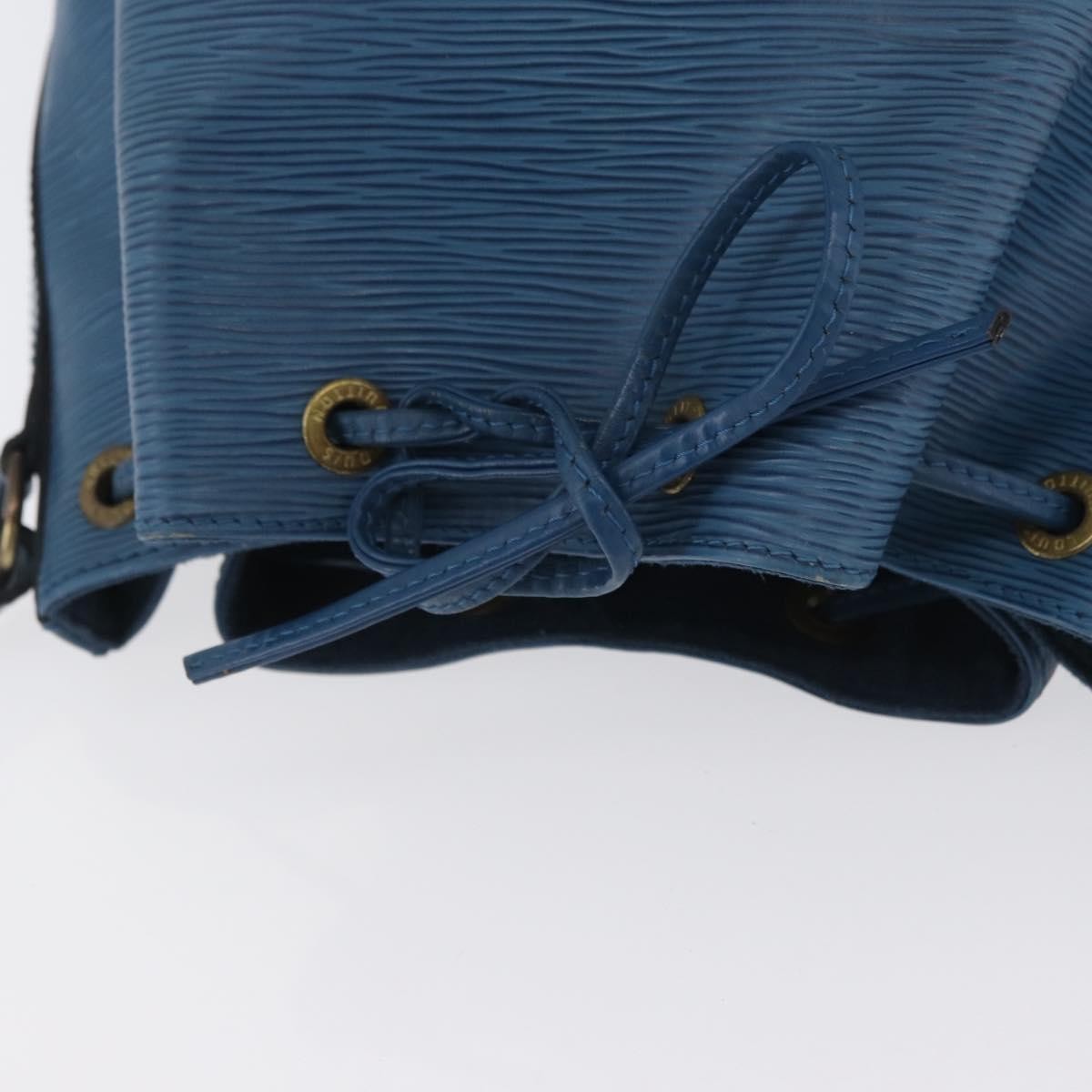 Louis Vuitton Petit Noe Epi Leather Blue Leather Shoulder Bag Bag (Pre-Owned)