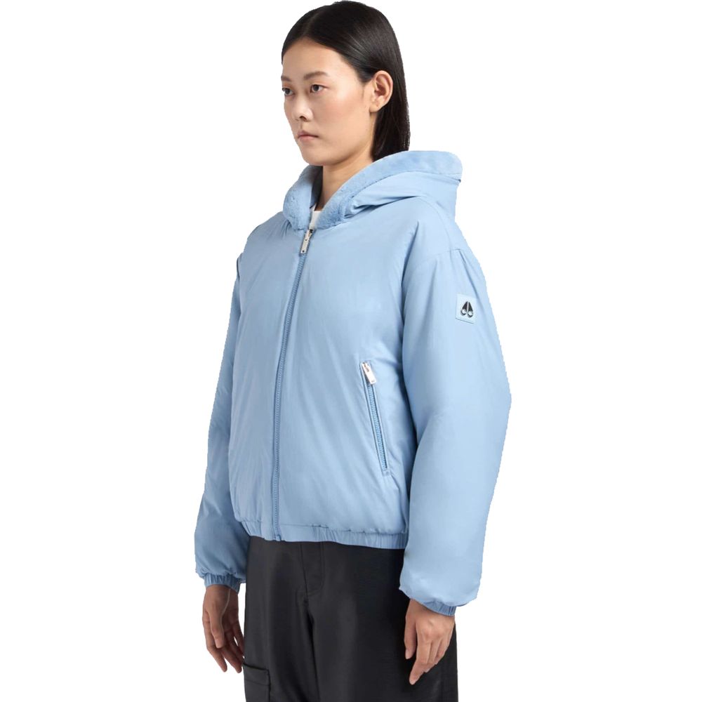 Moose Knuckles Light Blue Nylon Jackets & Women's Coat