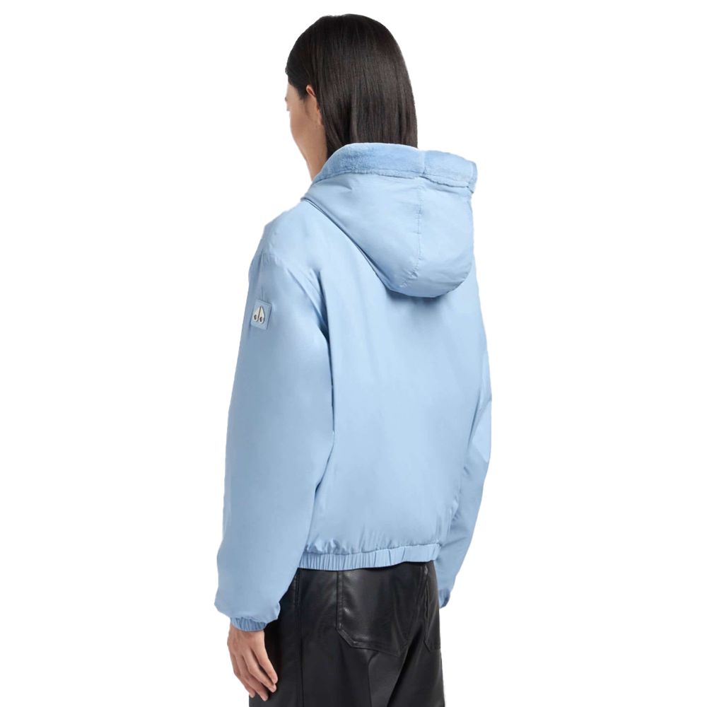 Moose Knuckles Light Blue Nylon Jackets & Women's Coat
