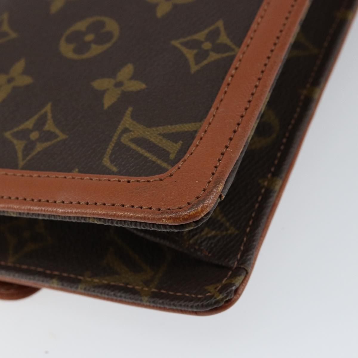 Louis Vuitton Dame Pochette Monogram Canvas Brown Canvas Clutche & Pouche Bag (Pre-Owned)