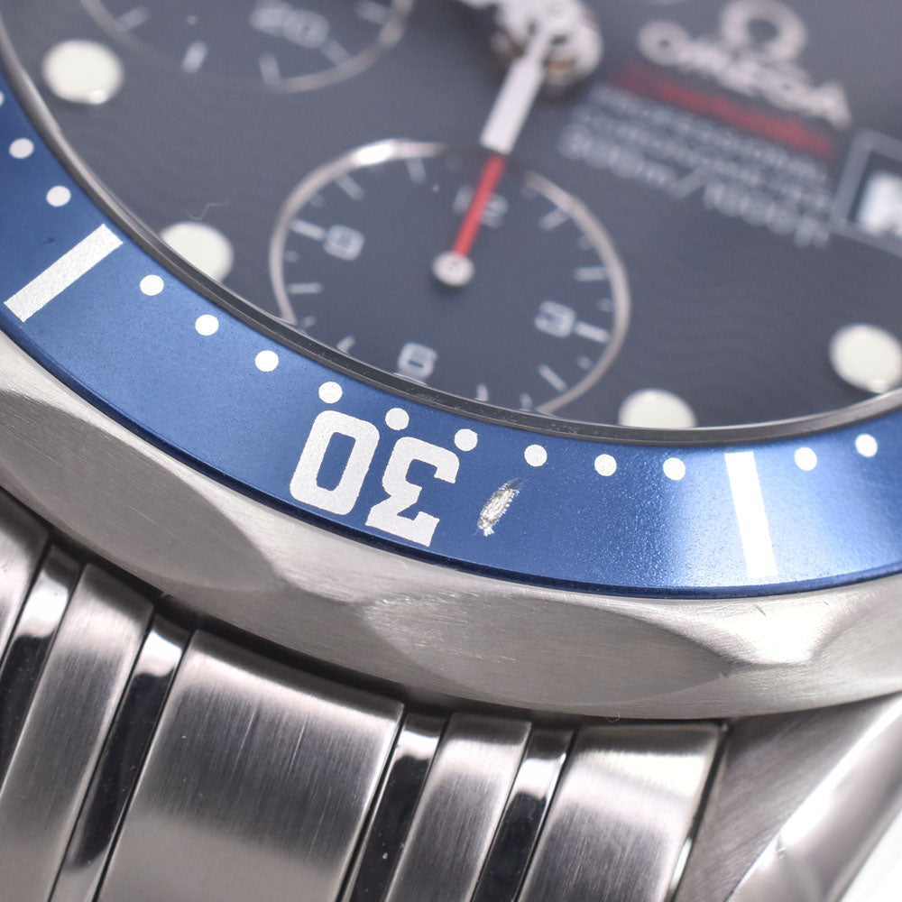 Omega Seamaster Diver 300M Chronometer Chronograph Automatic Stainless Steel Watch (Pre-Owned)