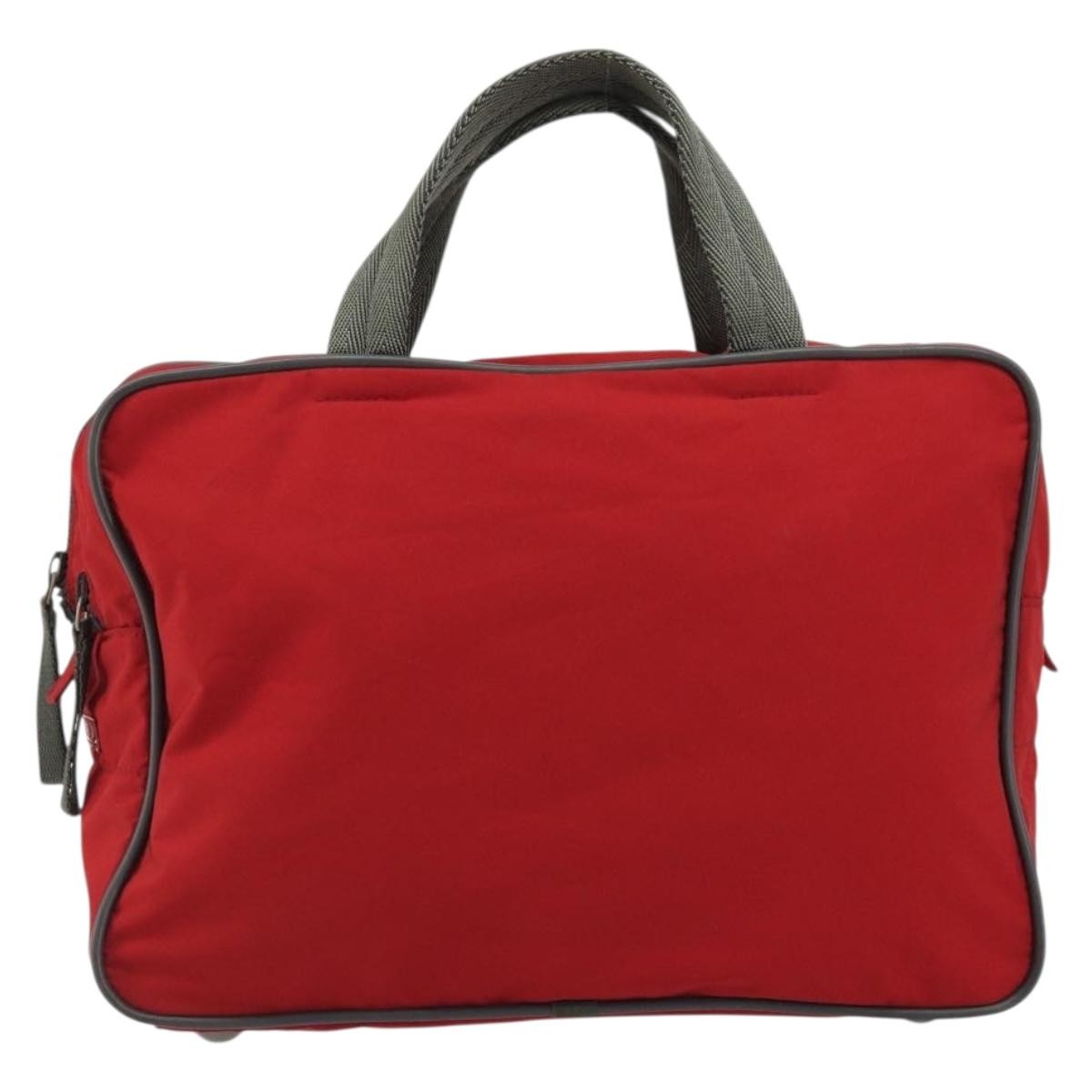 Prada Sport Nylon Red Nylon Tote Bag Bag (Pre-Owned)