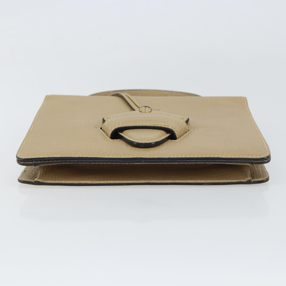 Loewe Barcelona Leather Beige Leather Handbag (Pre-Owned)
