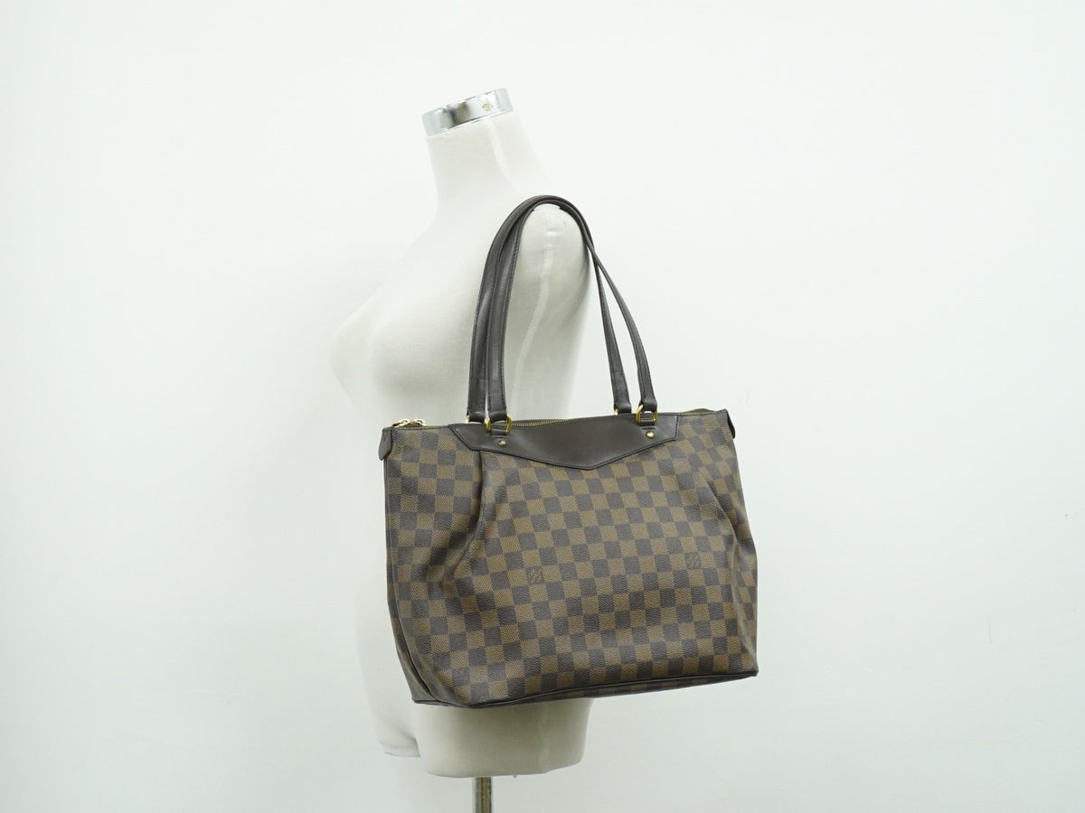 Louis Vuitton Westminster Damier Brown Canvas Tote Bag Bag (Pre-Owned)