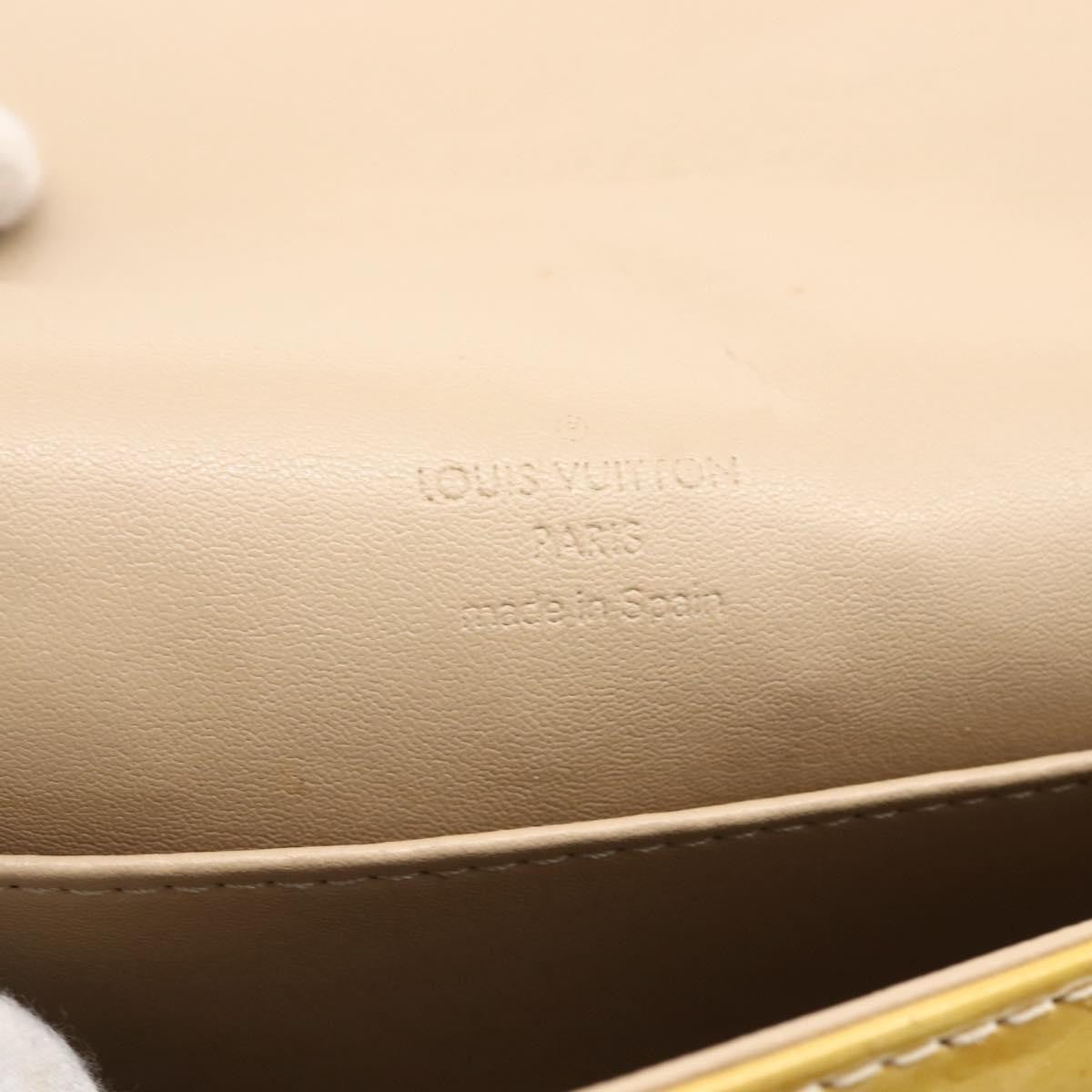 Louis Vuitton Thompson Street Monogram Vernis Beige Patent_Leather Shoulder Bag Bag (Pre-Owned)