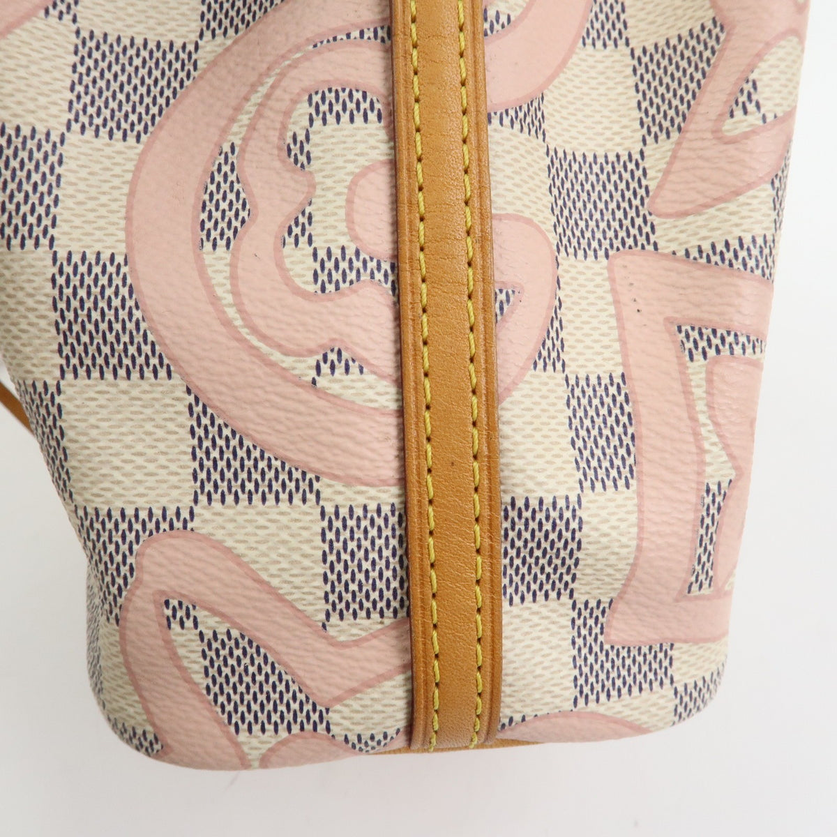 Louis Vuitton Noe Limited Edition Damier Tahitienne White Canvas Shoulder Bag Bag (Pre-Owned)