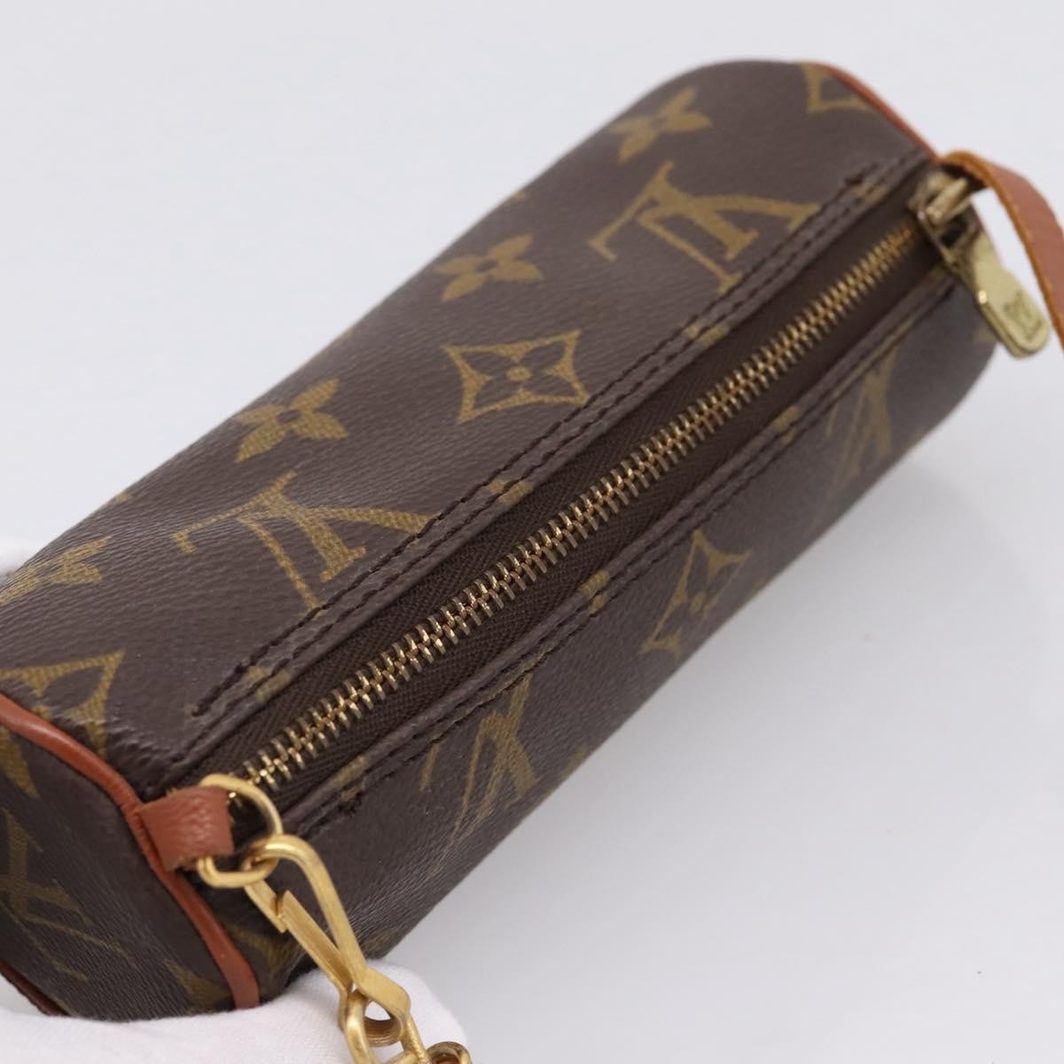 Louis Vuitton Papillon Pochette Monogram Canvas Brown Canvas Clutche & Pouche Bag (Pre-Owned)