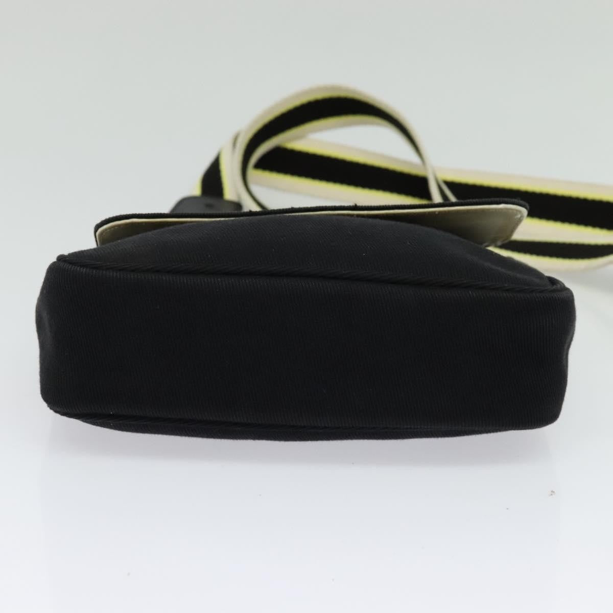 Burberry Blue Label Canvas Black Canvas Shoulder Bag Bag (Pre-Owned)