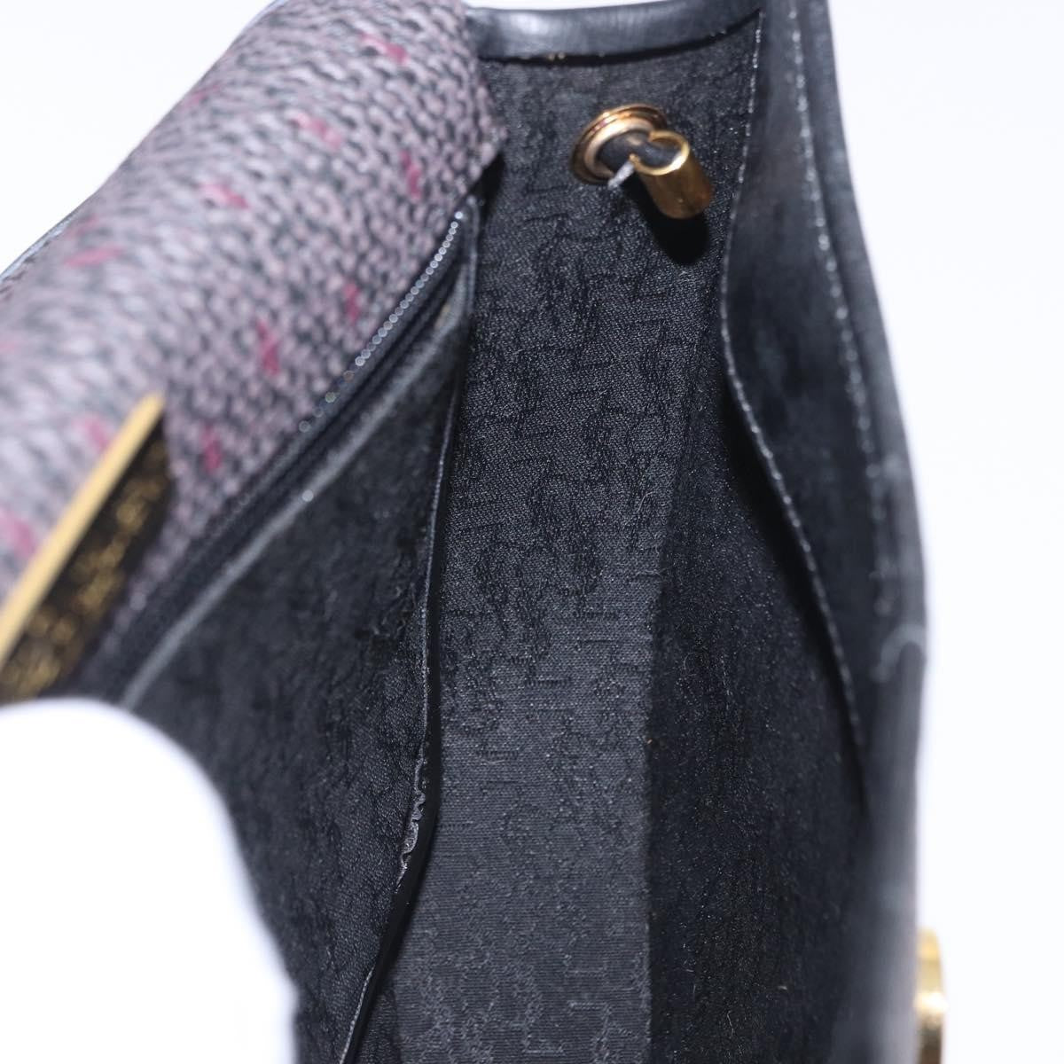 Saint Laurent Vintage Canvas Purple Canvas Shoulder Bag Bag (Pre-Owned)