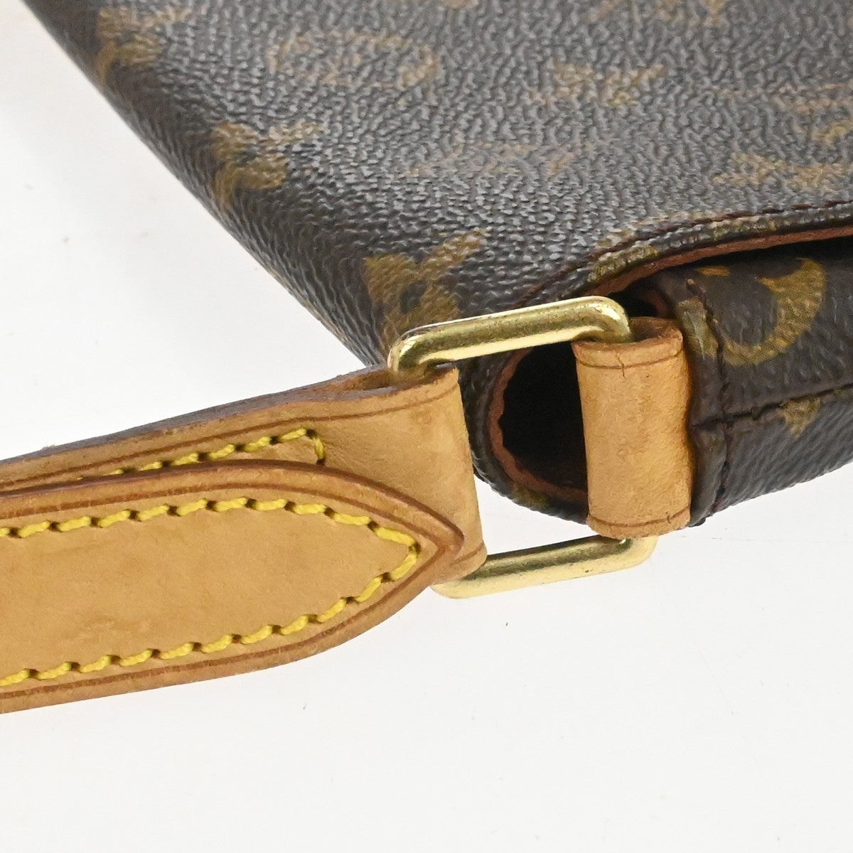 Louis Vuitton Musette Tango Monogram Canvas Brown Canvas Shoulder Bag Bag (Pre-Owned)
