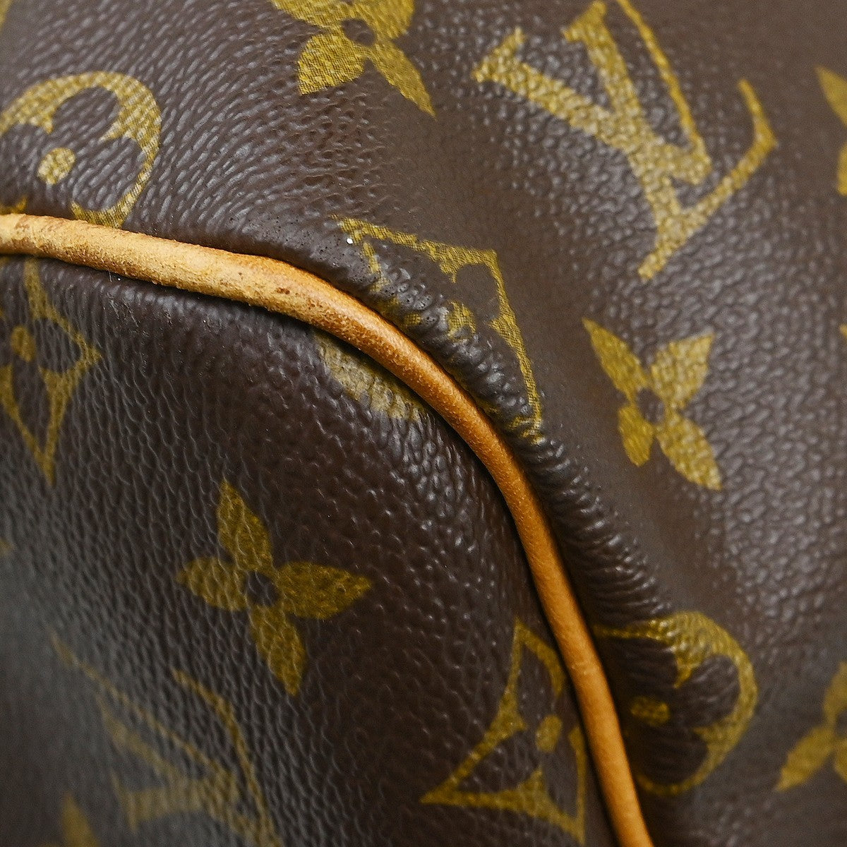Louis Vuitton Keepall Monogram Canvas Brown Canvas Travel Bag Bag (Pre-Owned)
