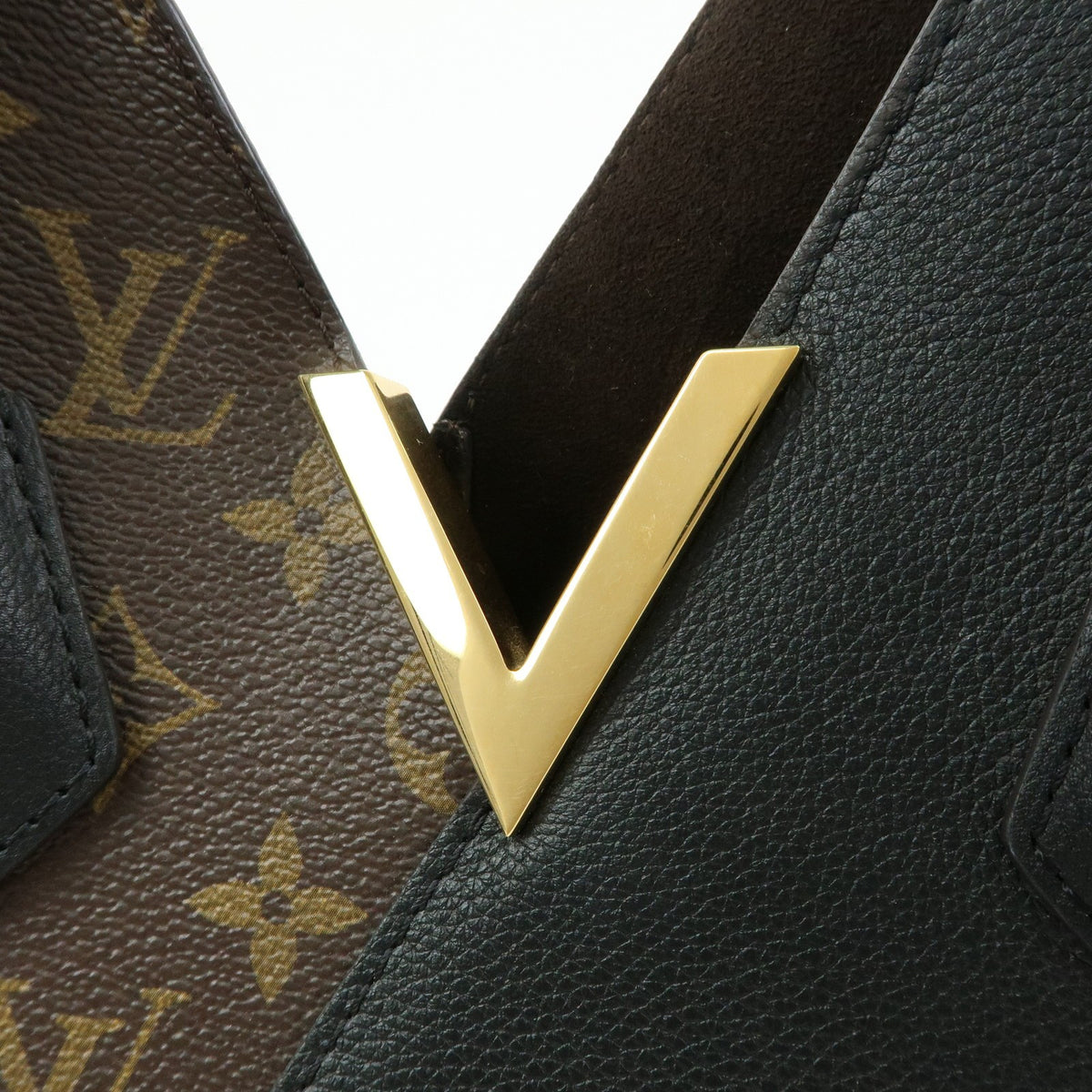 Louis Vuitton Kimono Monogram Canvas And Leather Black Canvas Handbag (Pre-Owned)