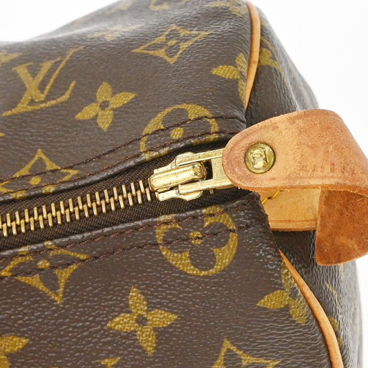 Louis Vuitton Speedy Monogram Canvas Brown Canvas Handbag (Pre-Owned)
