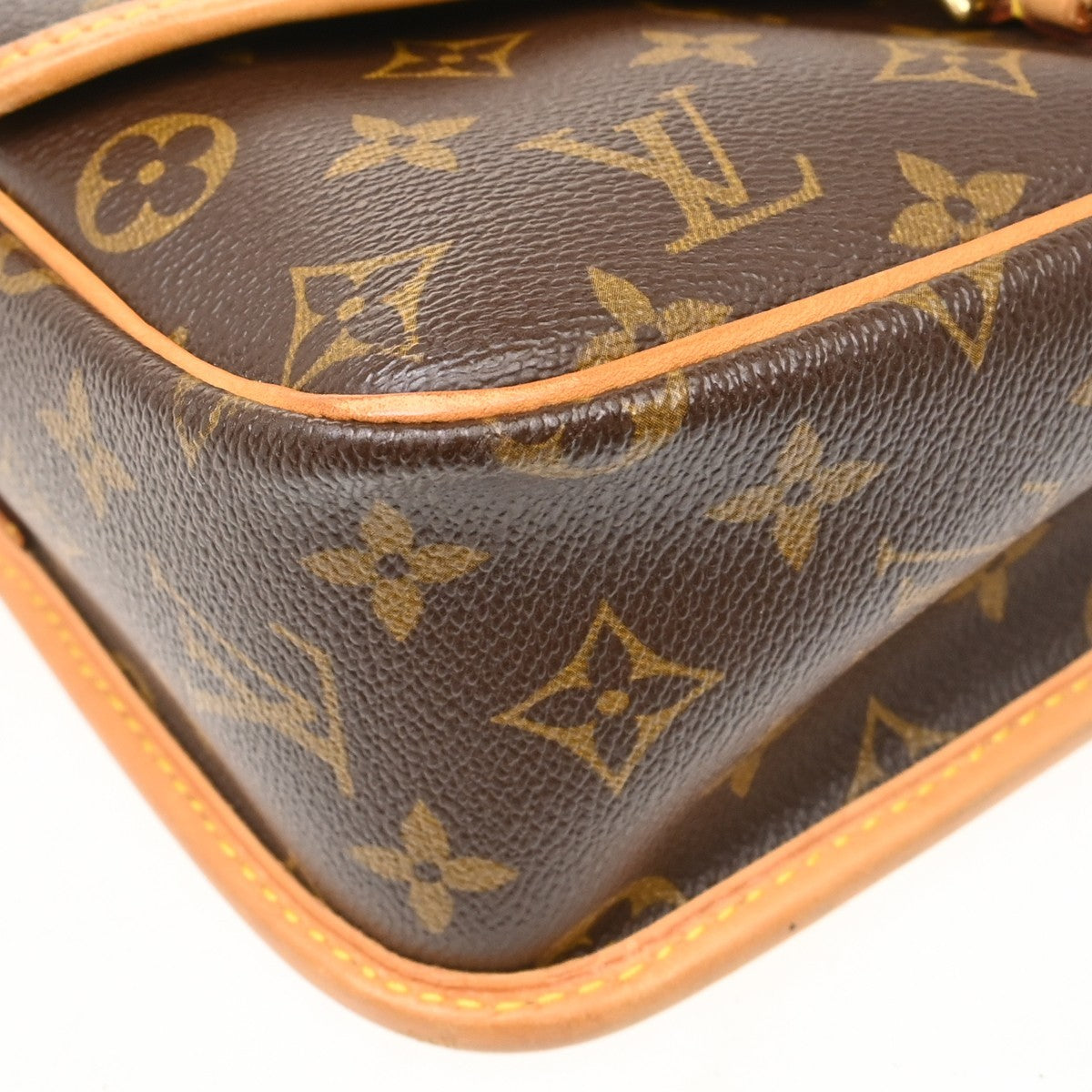 Louis Vuitton Sologne Monogram Canvas Brown Canvas Shoulder Bag Bag (Pre-Owned)