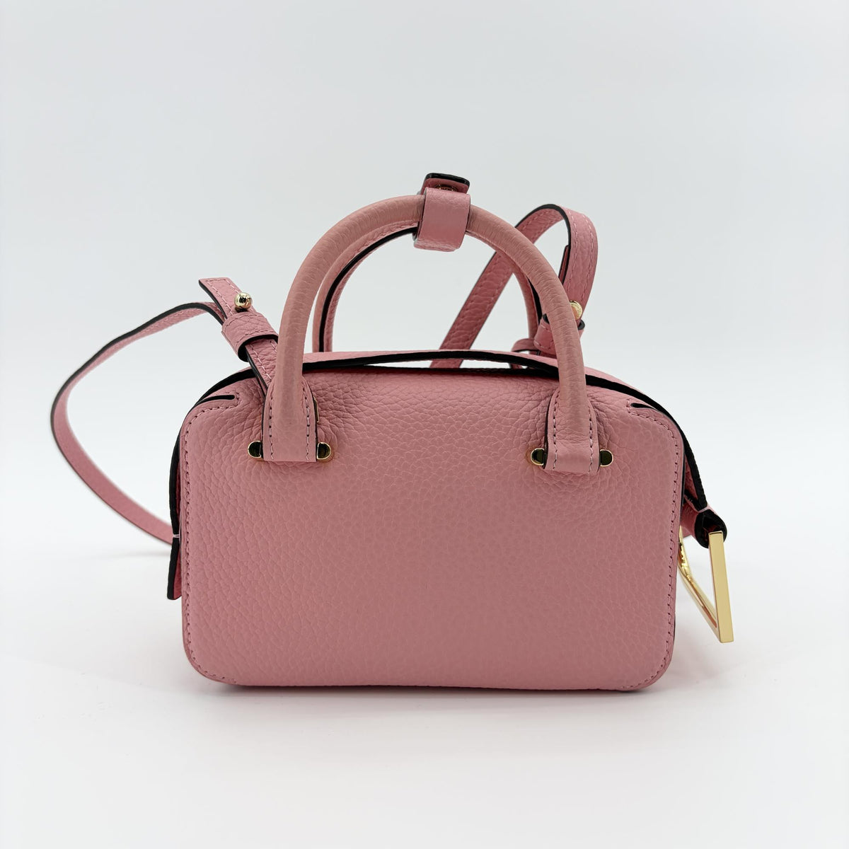 Delvaux Cool Box Leather Pink Leather Handbag (Pre-Owned)