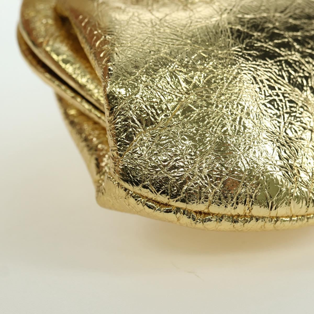 Balenciaga Cloud Clutch Leather Gold Leather Clutche & Pouche Bag (Pre-Owned)
