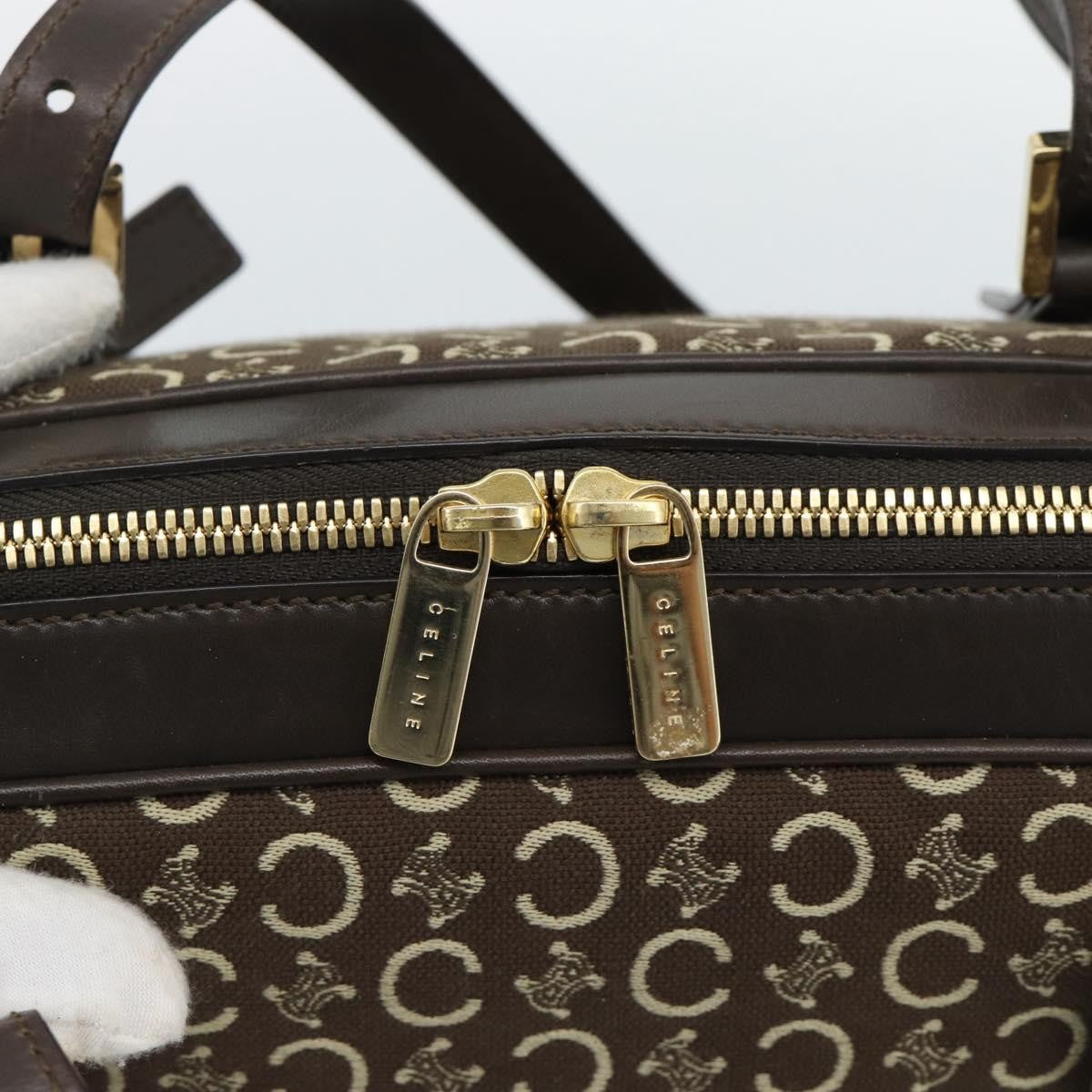 Celine C Macadam Canvas And Leather Brown Canvas Handbag (Pre-Owned)