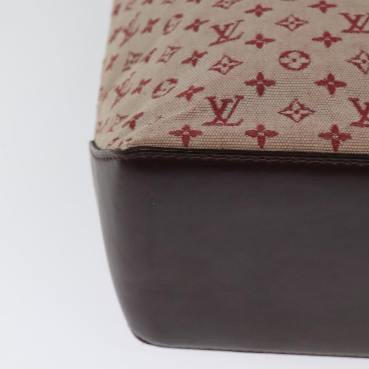 Louis Vuitton Cabas Piano Monogram Canvas Red Canvas Bag (Pre-Owned)