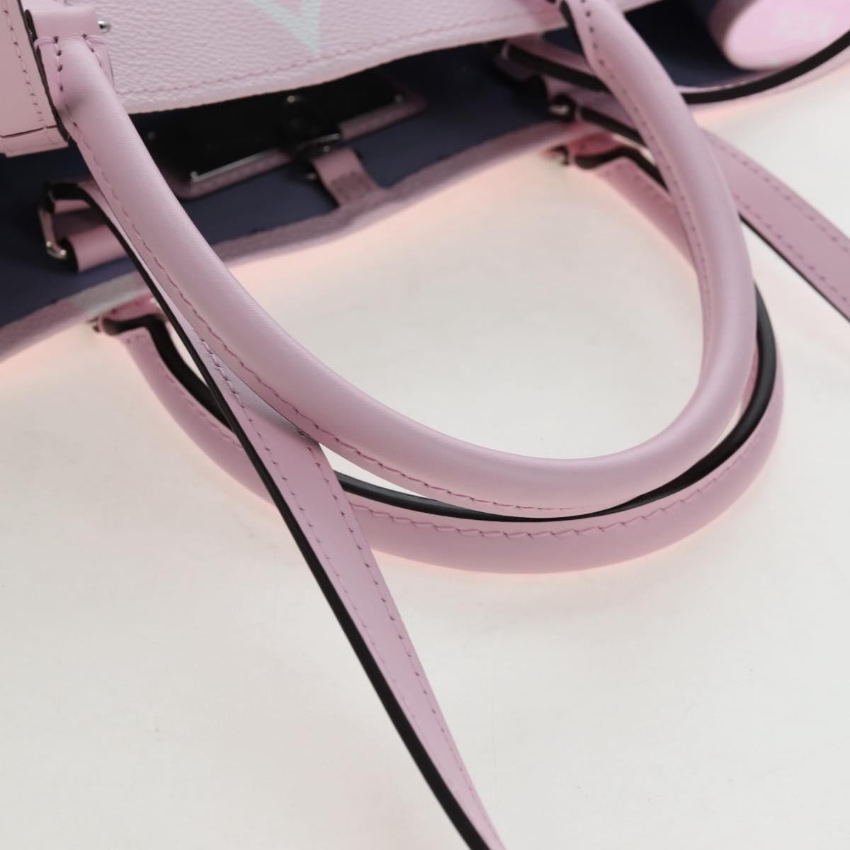 Louis Vuitton Onthego Tote Limited Edition Cities Escale Monogram Giant Pink Canvas Tote Bag Bag (Pre-Owned)
