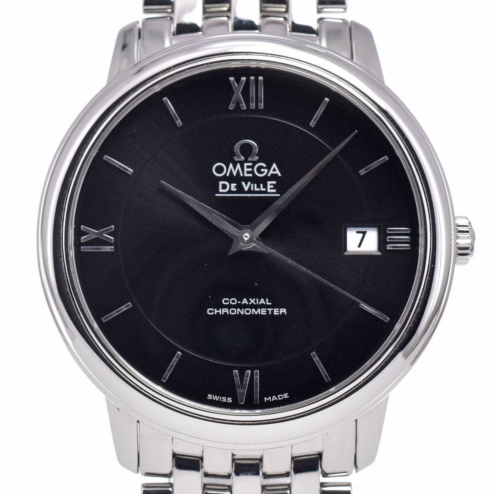 Omega De Ville Prestige Co-Axial Chronometer Automatic Stainless Steel Watch (Pre-Owned)