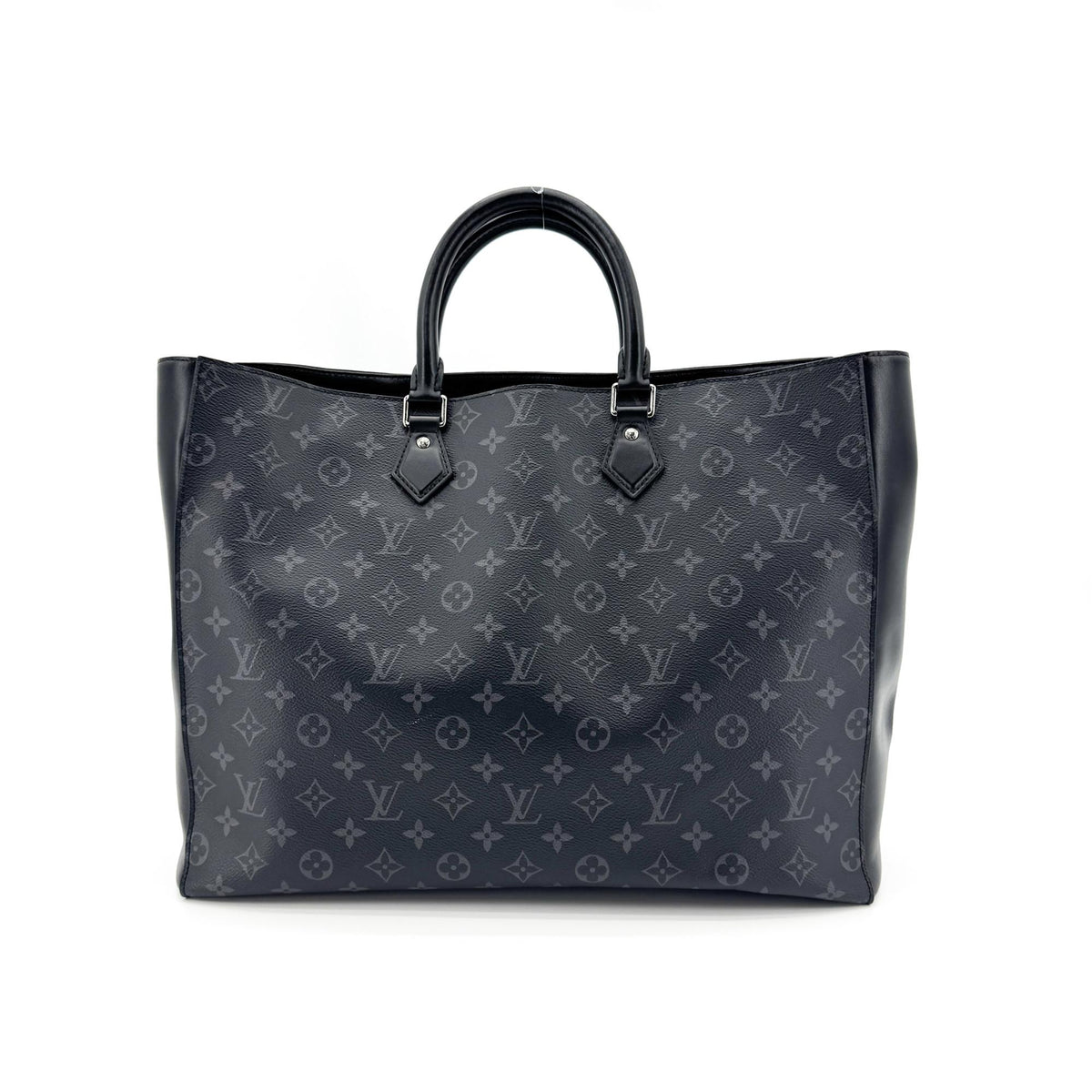 Louis Vuitton Grand Sac Monogram Jacquard Black Canvas Handbag (Pre-Owned)