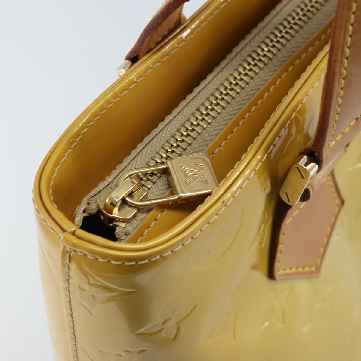 Louis Vuitton Houston Monogram Vernis Beige Patent_Leather Tote Bag Bag (Pre-Owned)