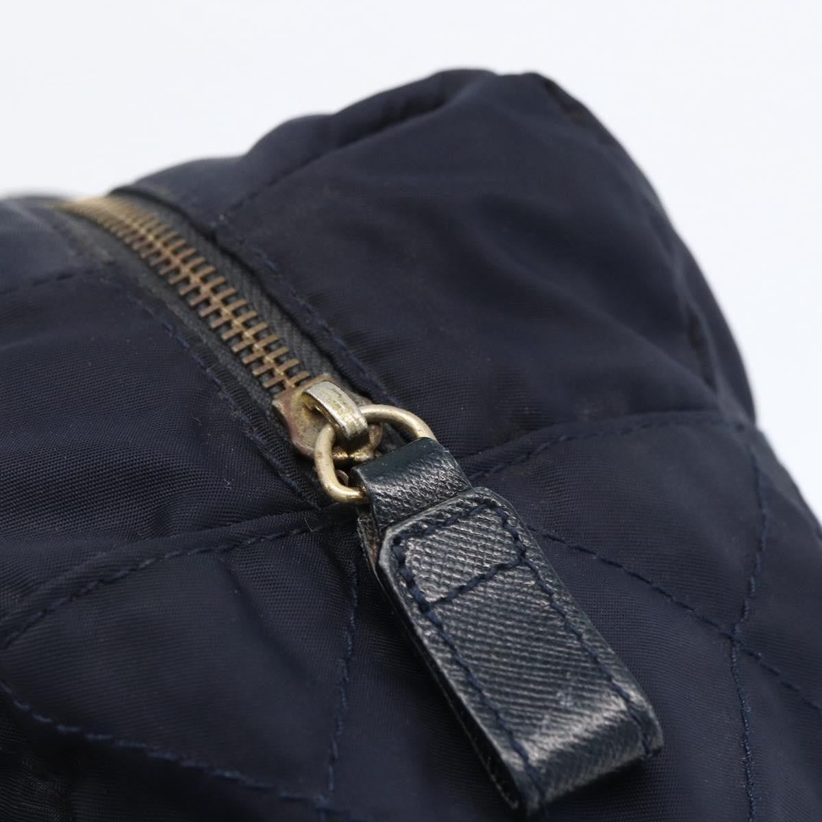 Prada Re-Edition 1995 Chain Quilted Re-Nylon Navy Nylon Tote Bag Bag (Pre-Owned)