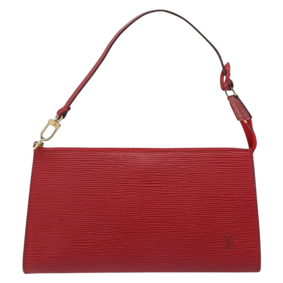 Louis Vuitton Pochette Accessoires Epi Red Leather Clutche & Pouche Bag (Pre-Owned)