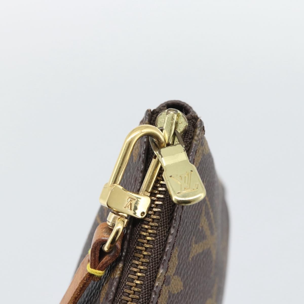 Louis Vuitton Pochette Accessoires Yayoi Kusama Painted Dots Monogram Canvas Brown Canvas Clutche & Pouche Bag (Pre-Owned)