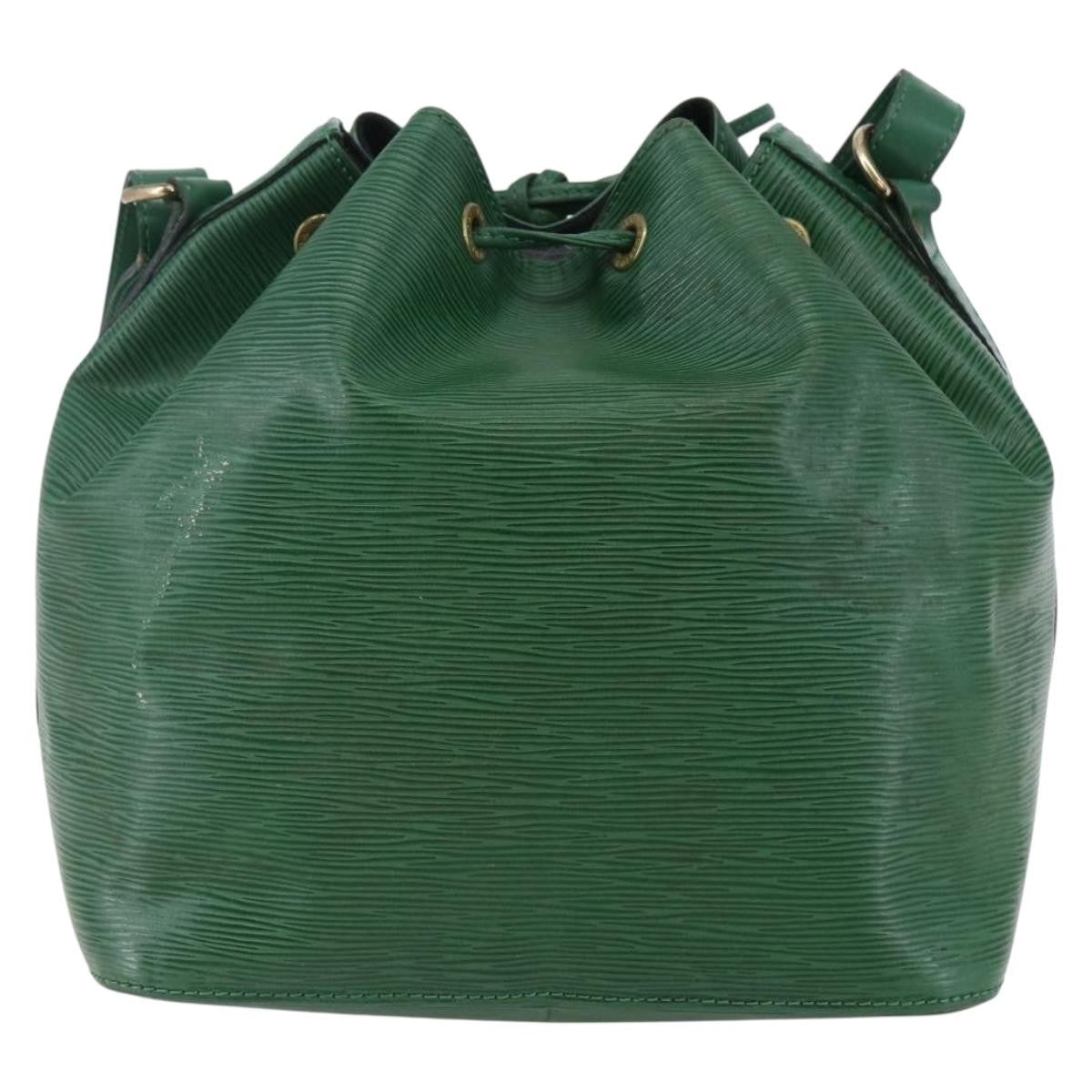 Louis Vuitton Petit Noe Epi Leather Green Leather Shoulder Bag Bag (Pre-Owned)