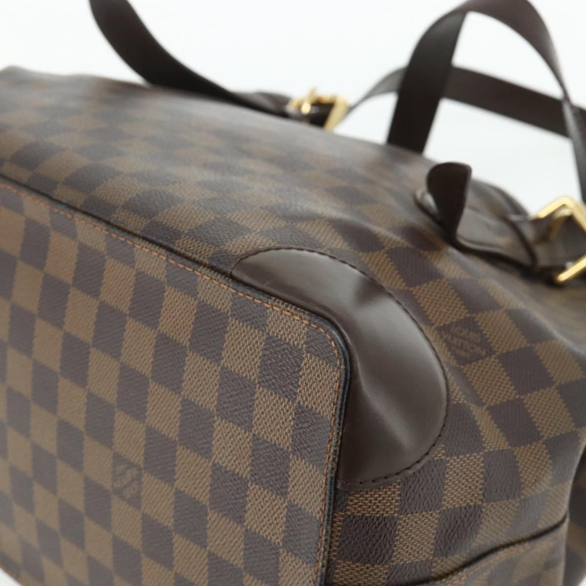 Louis Vuitton Hampstead Damier Brown Canvas Tote Bag Bag (Pre-Owned)