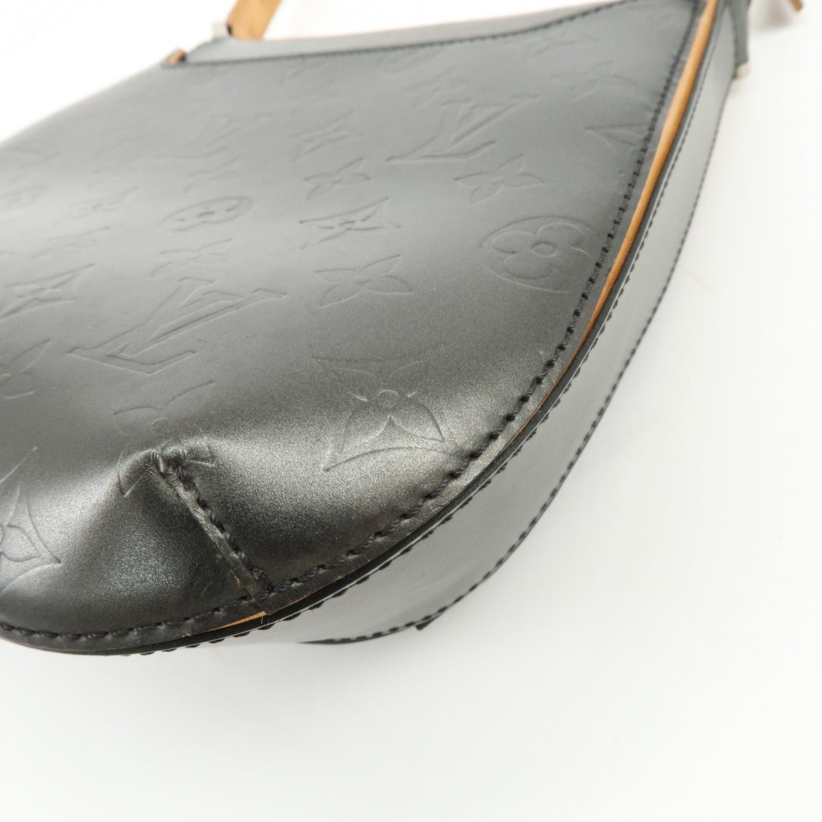 Louis Vuitton Mat Webster Street Monogram Vernis Black Leather Handbag (Pre-Owned)