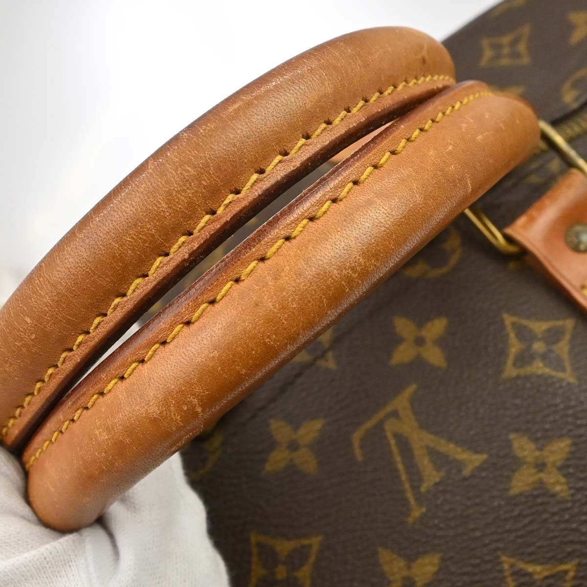 Louis Vuitton Keepall Monogram Canvas Brown Canvas Travel Bag Bag (Pre-Owned)