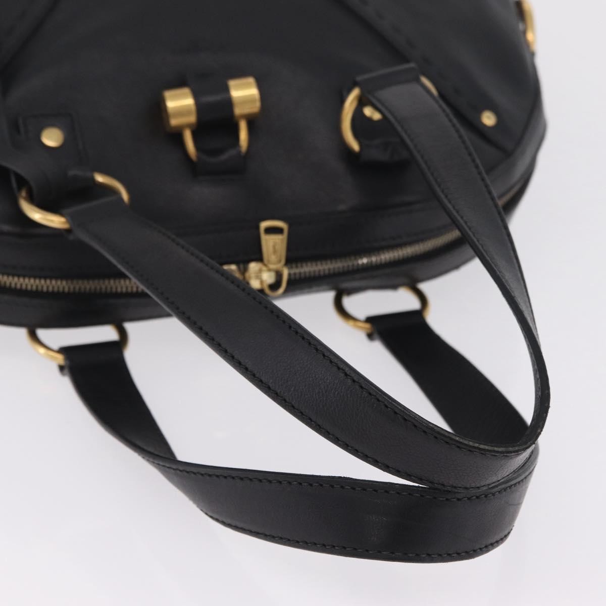 Saint Laurent Muse Leather Black Leather Shoulder Bag Bag (Pre-Owned)