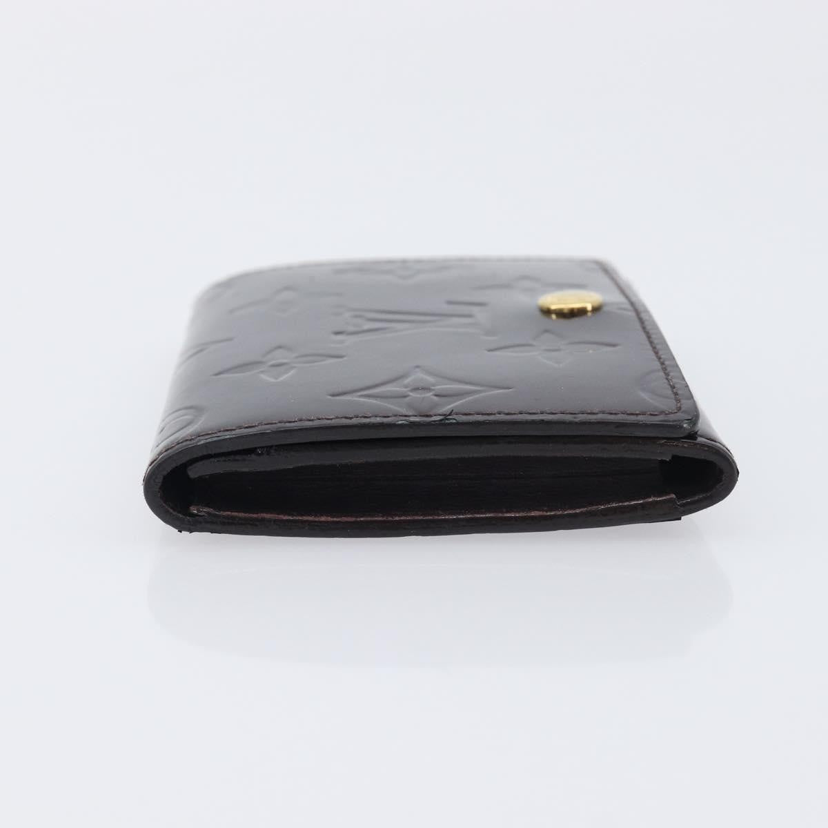 Louis Vuitton Elise Monogram Vernis Burgundy Patent_Leather Wallets Accessory (Pre-Owned)