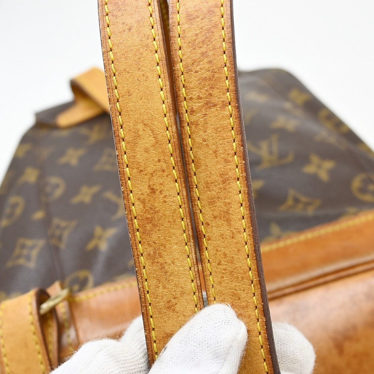 Louis Vuitton Montsouris Monogram Brown Canvas Backpack Bag (Pre-Owned)