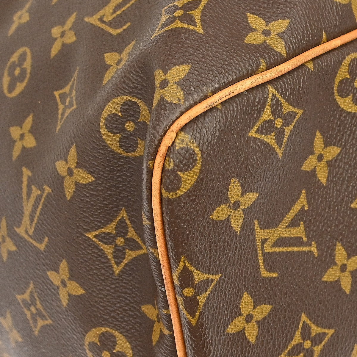 Louis Vuitton Keepall Monogram Canvas Brown Canvas Travel Bag Bag (Pre-Owned)