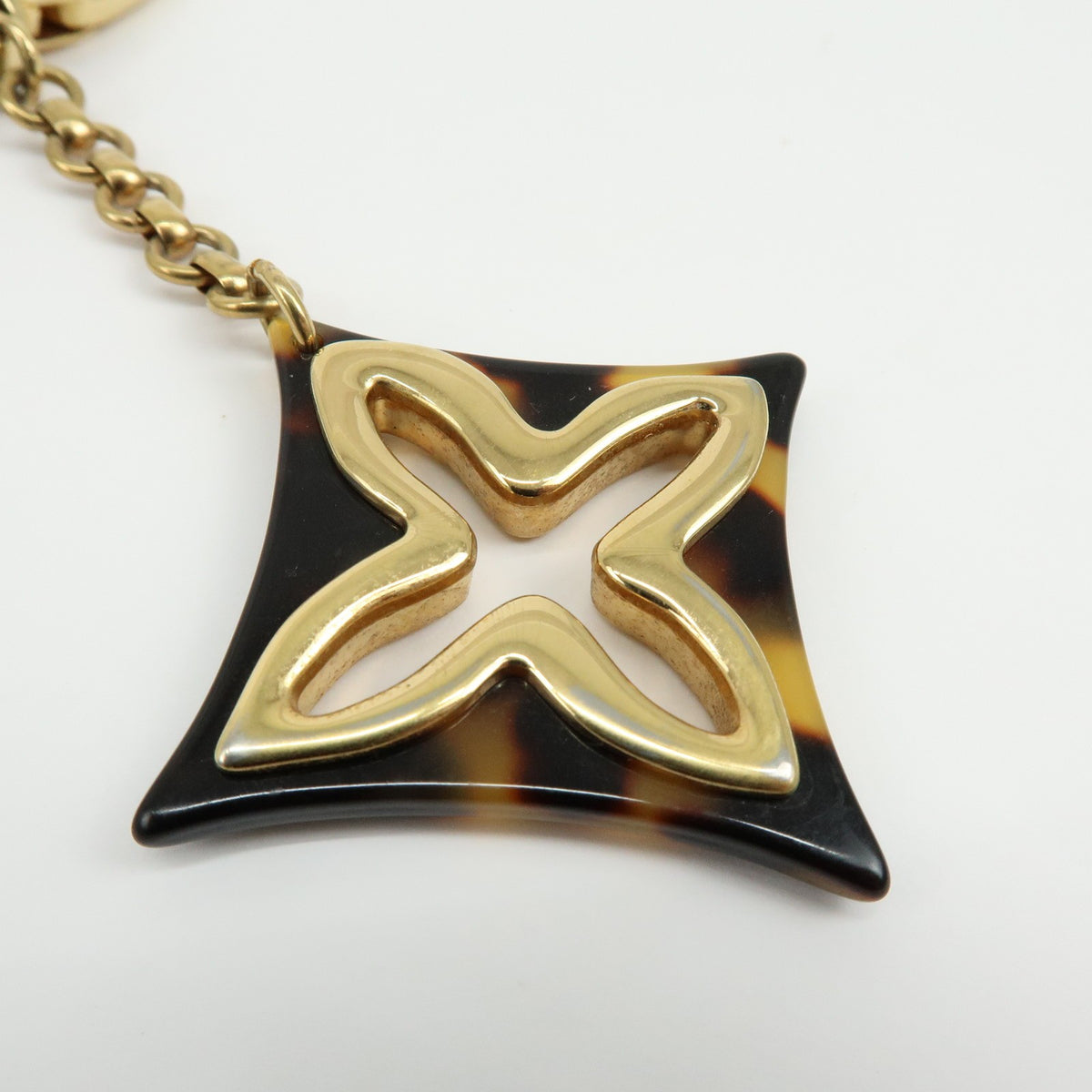 Louis Vuitton Insolence Bag Charm Metal And Tortoise Gold Metal Charms And Keychains Accessory (Pre-Owned)