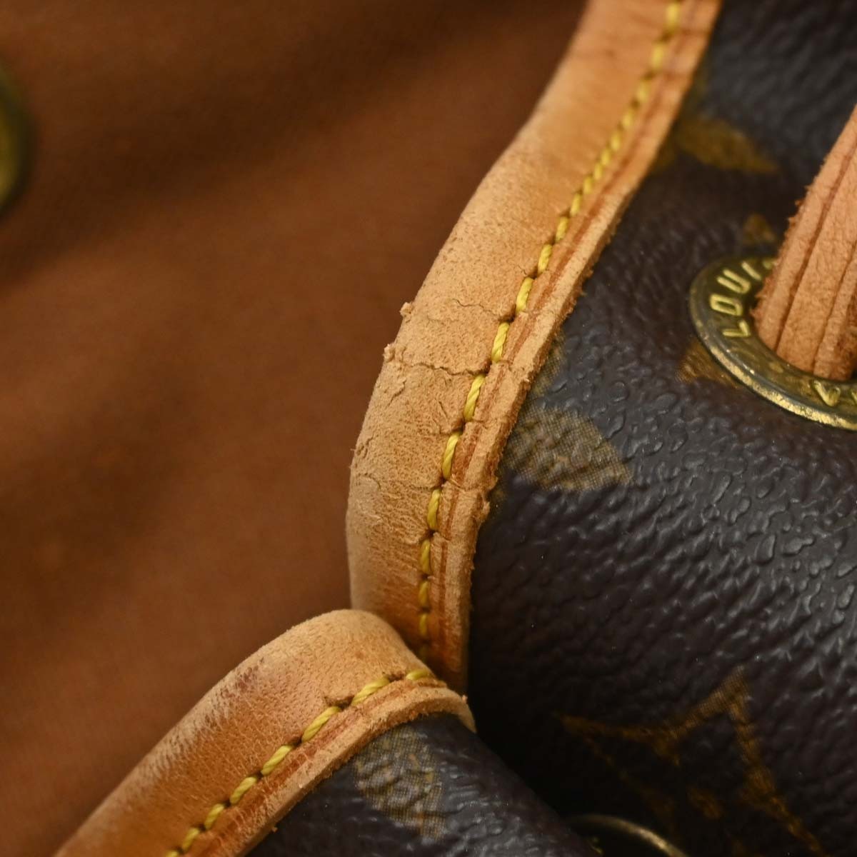Louis Vuitton Vintage Montsouris Monogram Canvas Brown Canvas Backpack Bag (Pre-Owned)