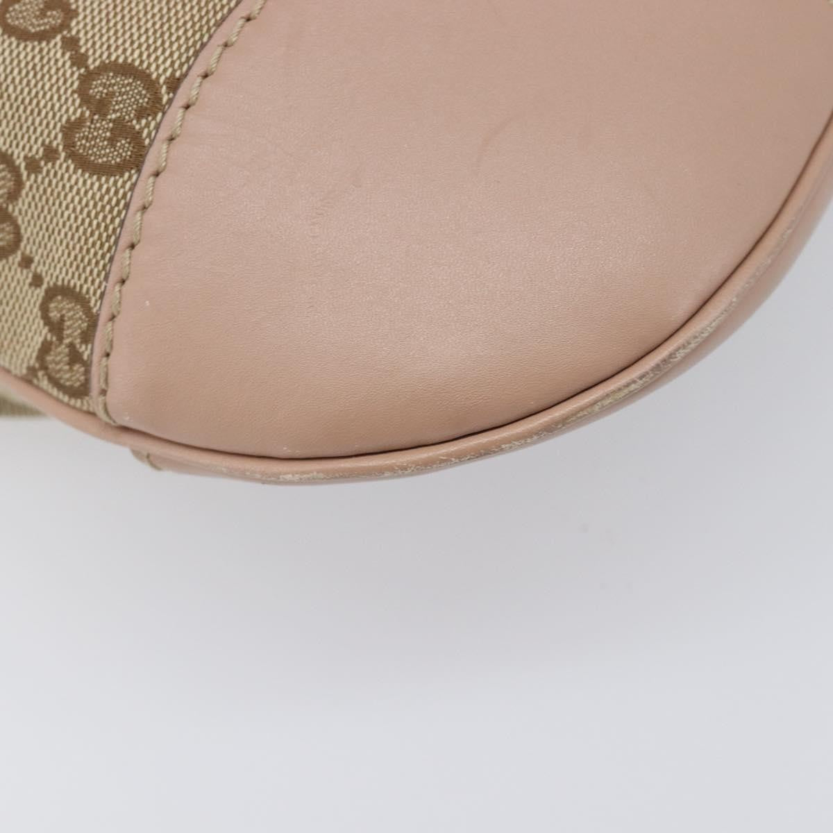 Gucci Mayfair Messenger Gg Canvas And Leather Beige Canvas Shoulder Bag Bag (Pre-Owned)