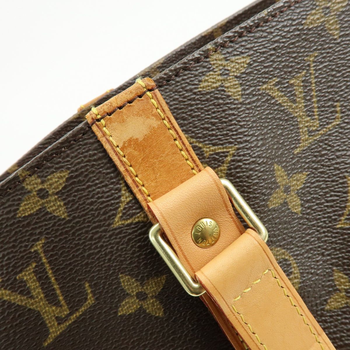 Louis Vuitton Shopping Sac Monogram Canvas Brown Canvas Handbag (Pre-Owned)