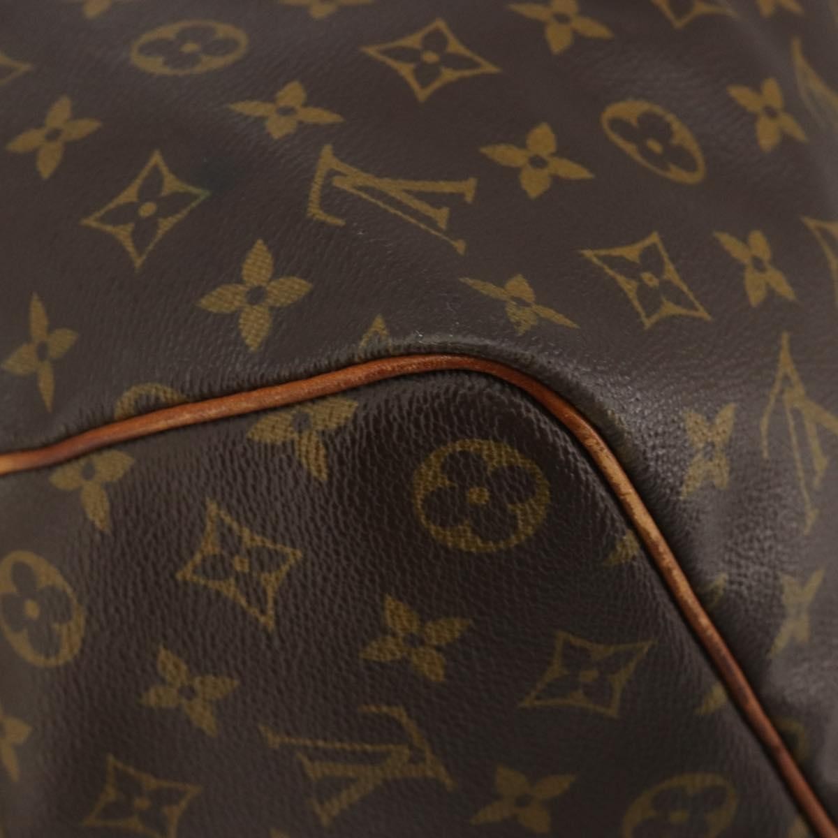 Louis Vuitton Keepall Monogram Canvas Brown Canvas Travel Bag Bag (Pre-Owned)