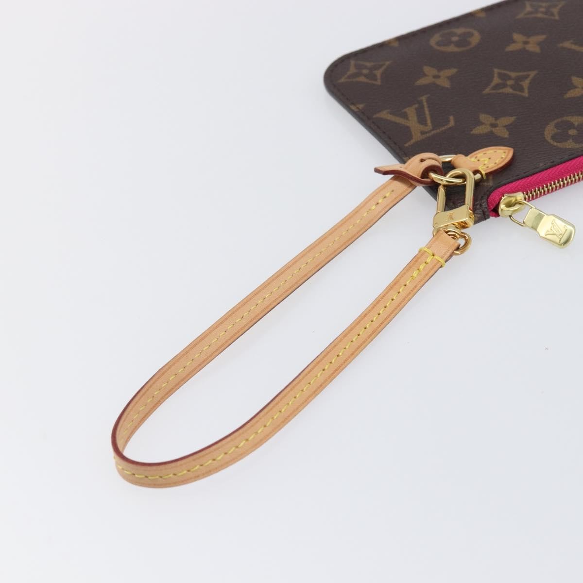 Louis Vuitton Neverfull Pochette Monogram Canvas Brown Canvas Clutche & Pouche Bag (Pre-Owned)