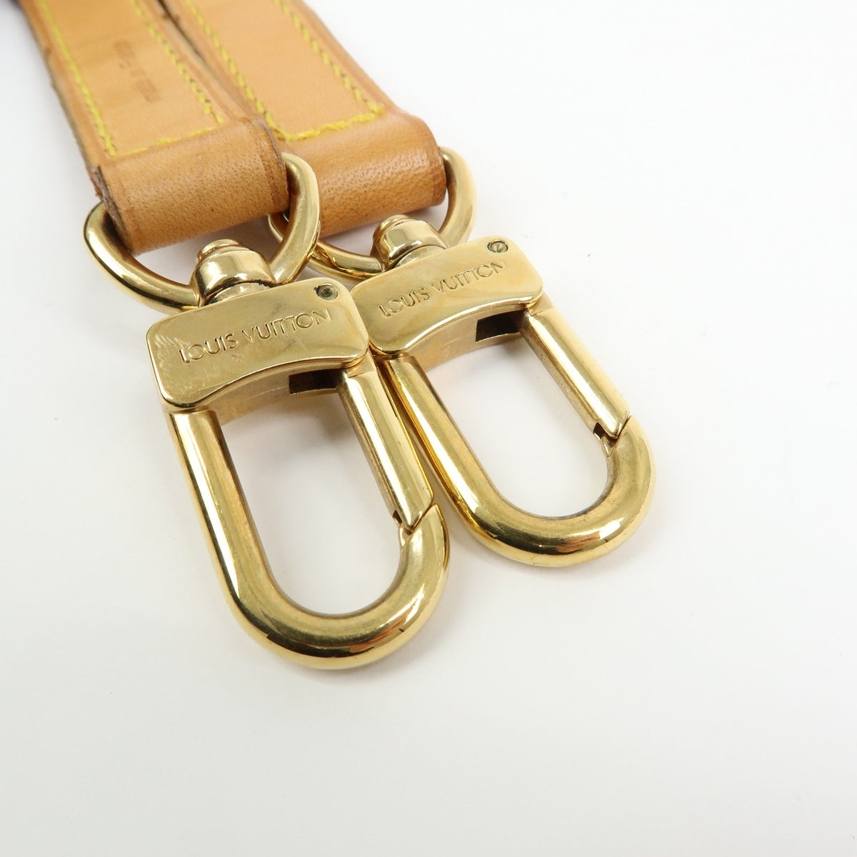 Louis Vuitton Shoulder Strap Vachetta Leather Beige Leather Straps Accessory (Pre-Owned)