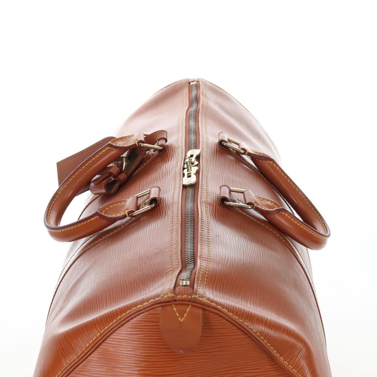 Louis Vuitton Keepall Epi Leather Gold Leather Travel Bag Bag (Pre-Owned)