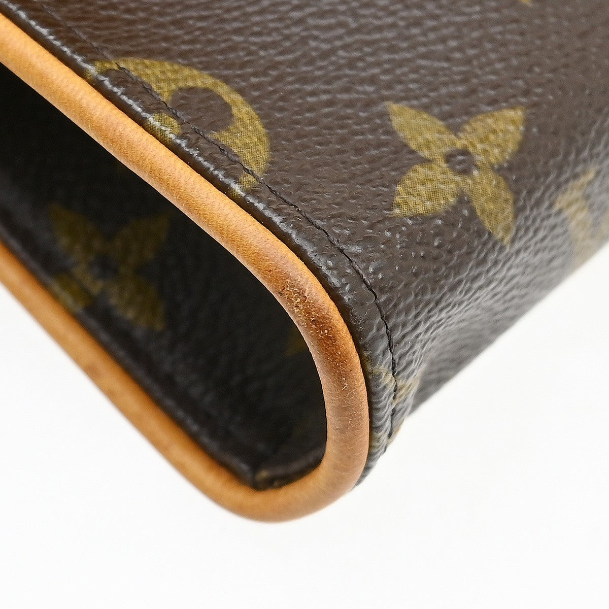 Louis Vuitton Florentine Waist Monogram Canvas Brown Canvas Clutche & Pouche Bag (Pre-Owned)