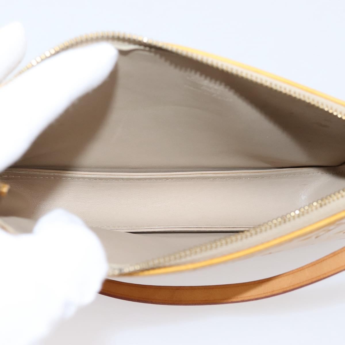 Louis Vuitton Lexington Pochette Monogram Vernis Beige Patent_Leather Clutche & Pouche Bag (Pre-Owned)