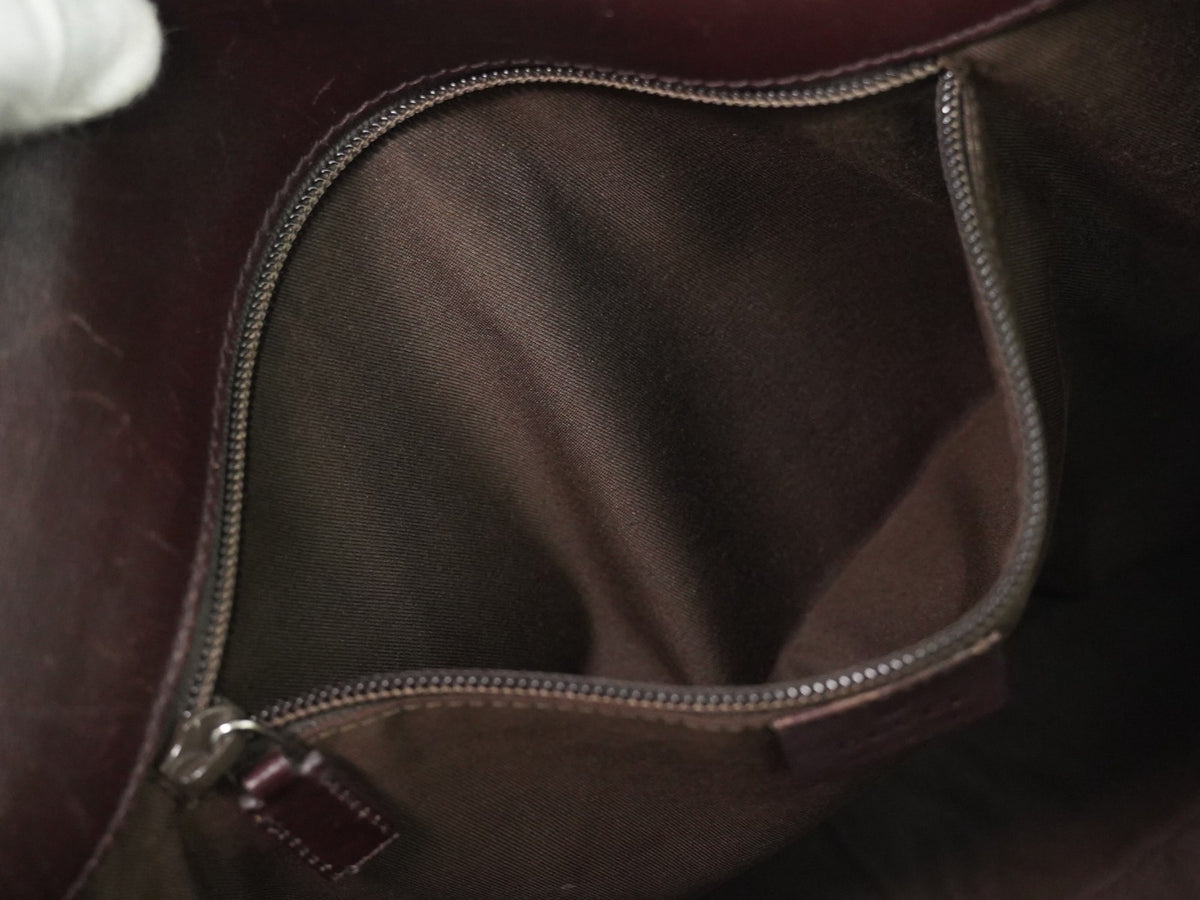 Gucci Flap Messenger Bag (Outlet) Guccissima Leather Brown Leather Shoulder Bag Bag (Pre-Owned)