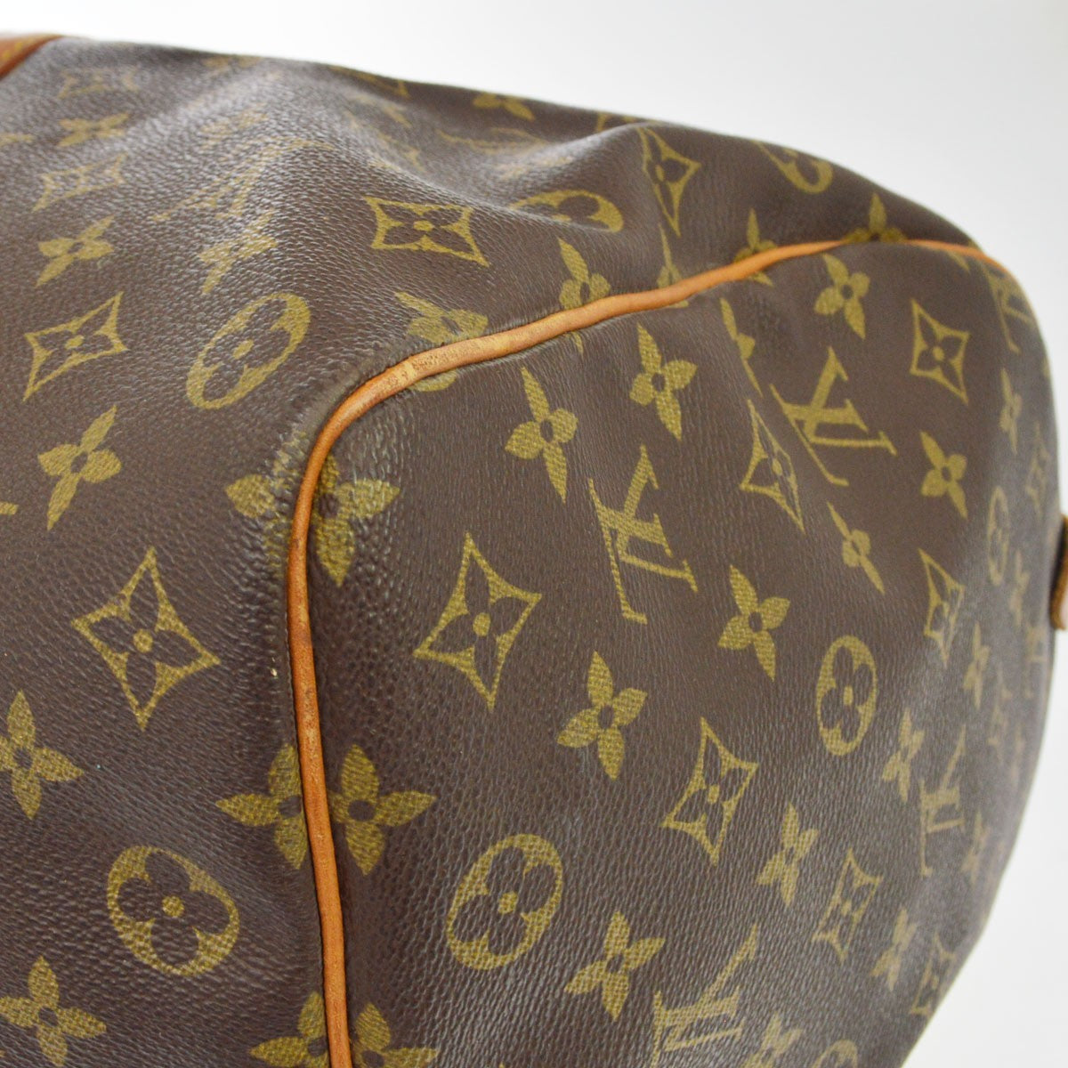 Louis Vuitton Keepall Monogram Canvas Brown Canvas Travel Bag Bag (Pre-Owned)