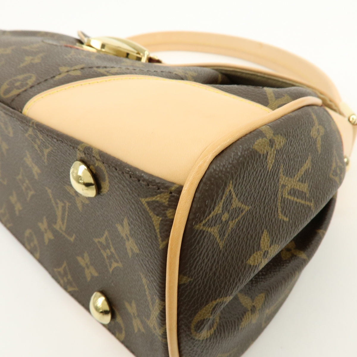 Louis Vuitton Beverly Monogram Canvas Brown Canvas Handbag (Pre-Owned)
